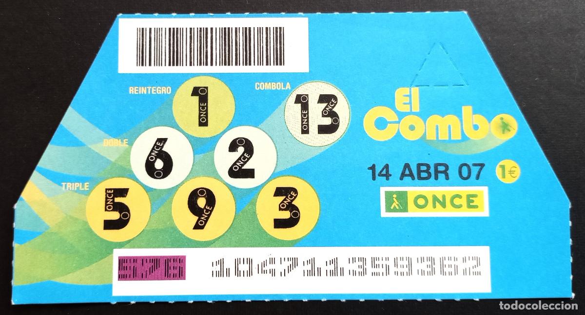 Cupones ONCE: EL COMBO DE LA ONCE - 14-ABRIL-2007