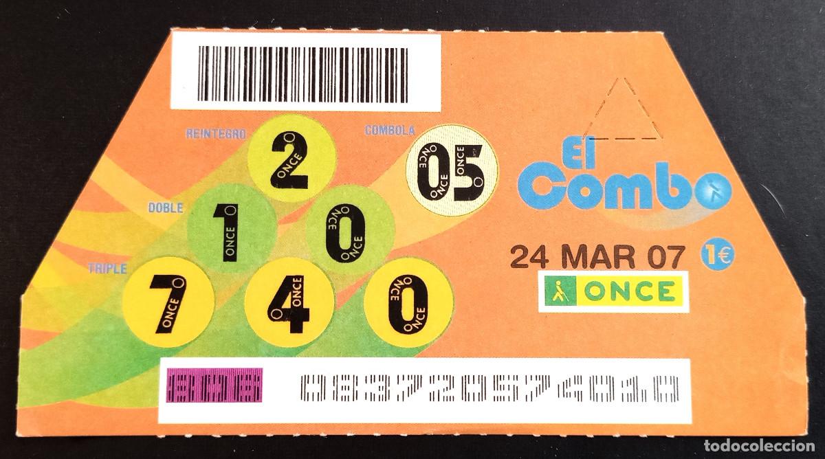 Cupones ONCE: EL COMBO DE LA ONCE - 24-MARZO-2007 - Foto 1