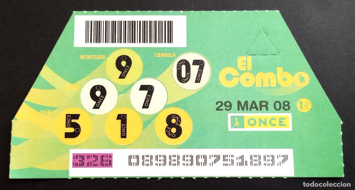 Cupones ONCE: EL COMBO DE LA ONCE - 29-MARZO-2008 - Foto 1