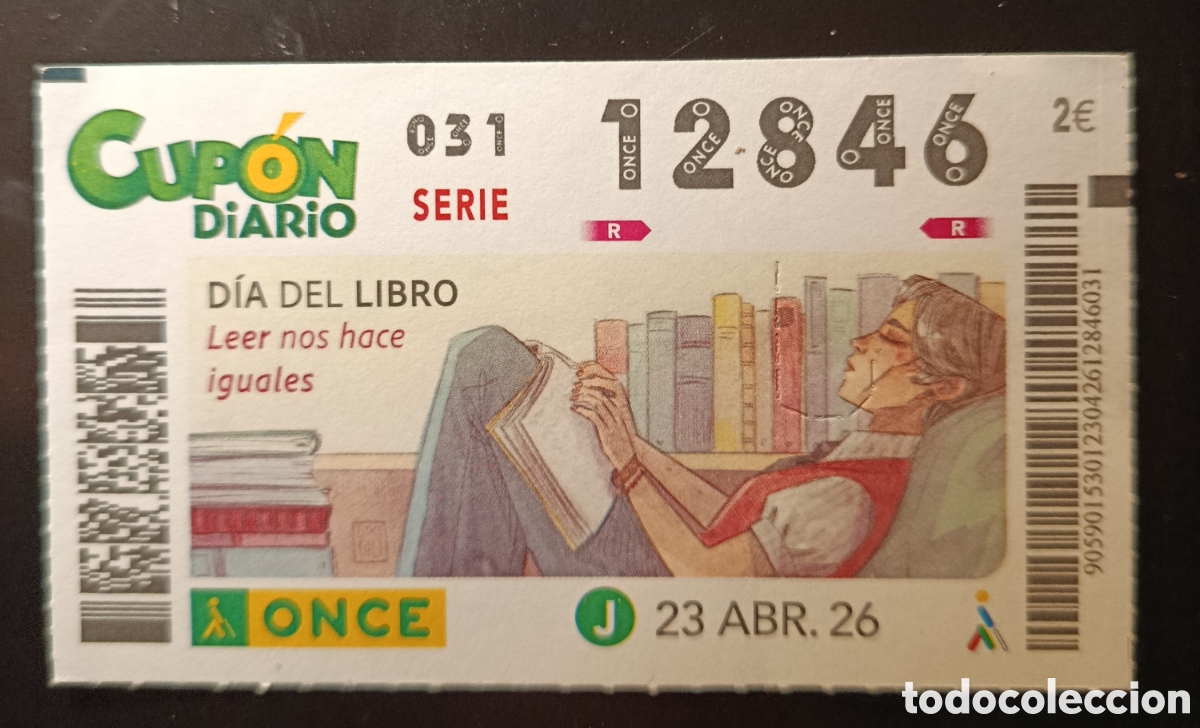 Cupones ONCE: N&deg; 12846 (23/ABRIL/2026) - Foto 1