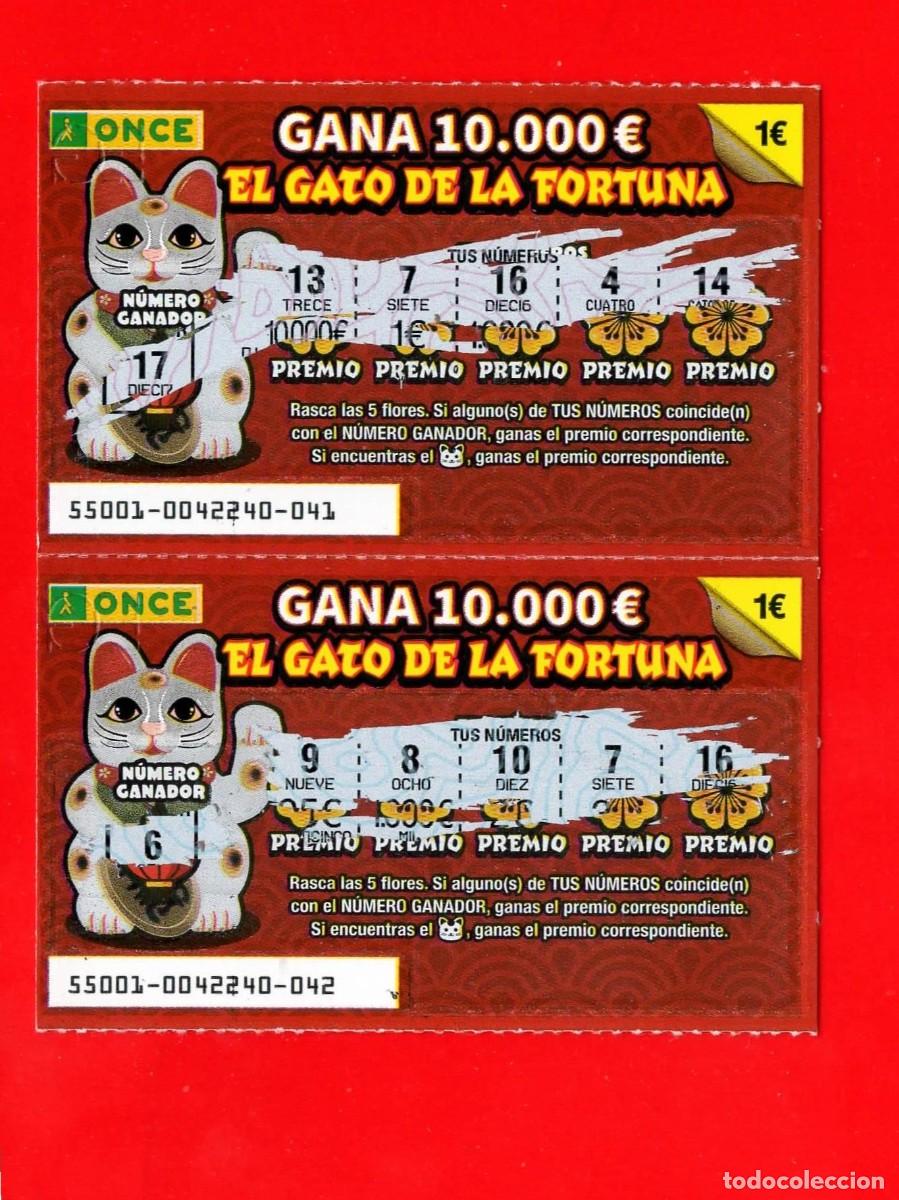 Cupones ONCE: RASCA DE LA ONCE - EL GATO DE LA FORTUNA - 2026 - Foto 1