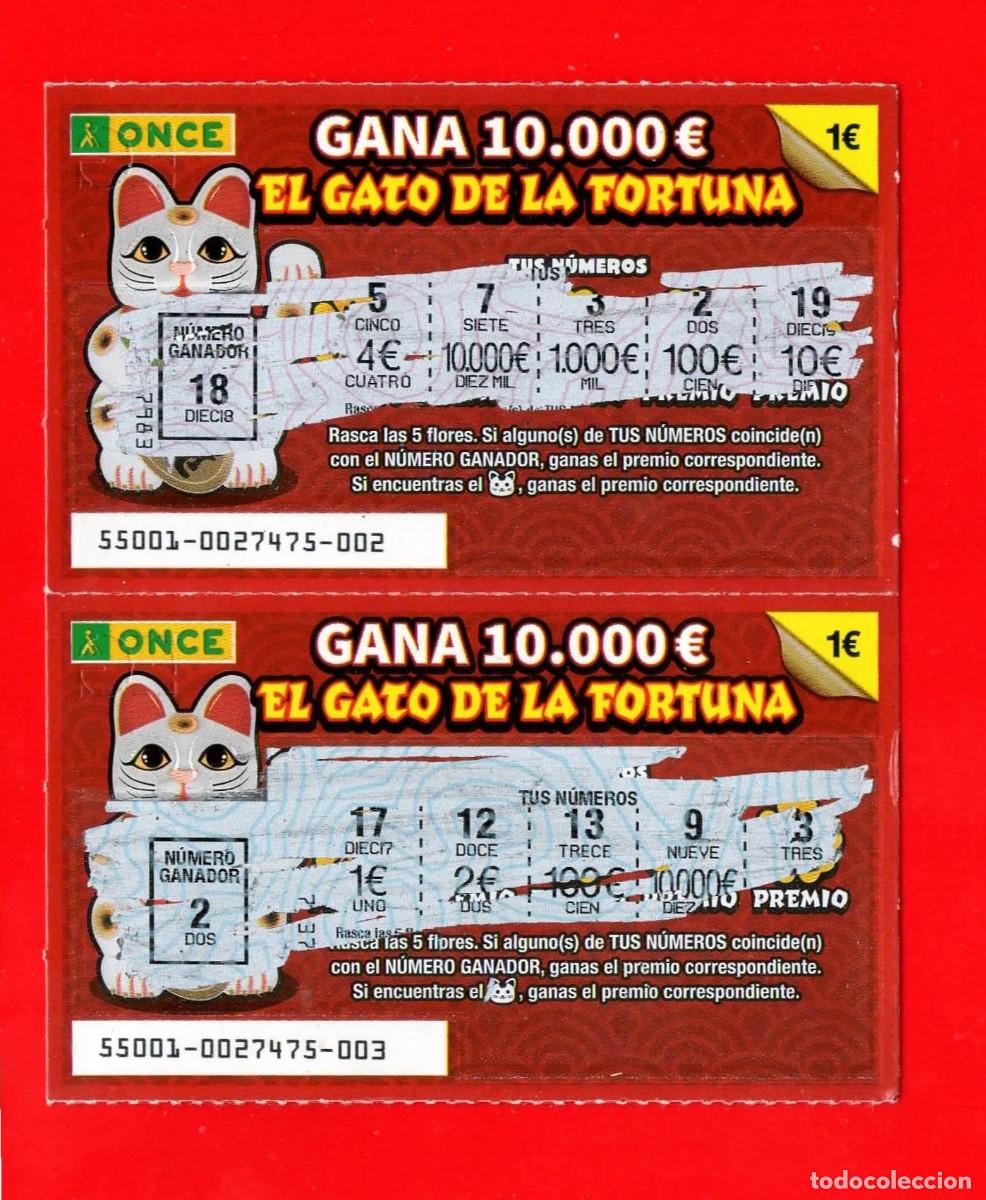 Cupones ONCE: RASCA DE LA ONCE - EL GATO DE LA FORTUNA - 2026 - Foto 1