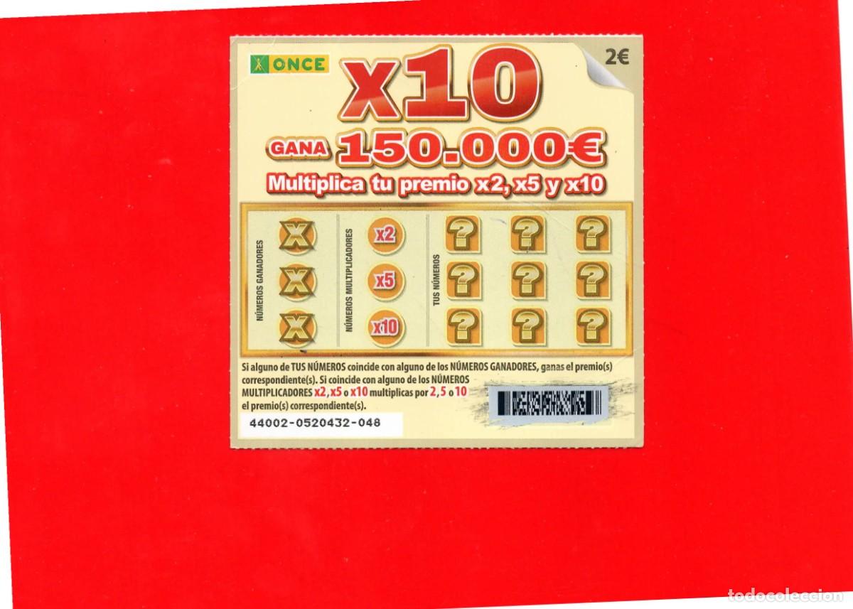 Cupones ONCE: RASCA DE LA ONCE - X10 - 2025