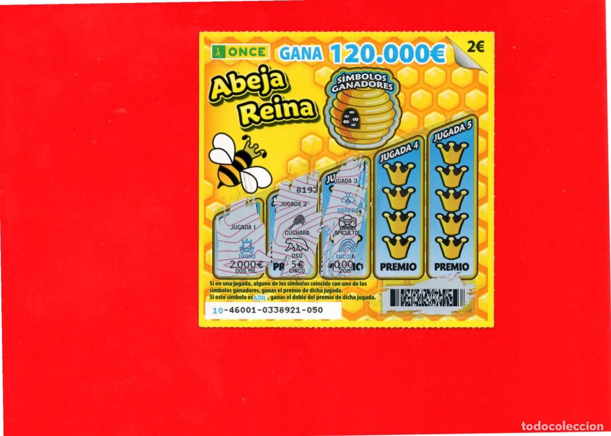 Cupones ONCE: RASCA DE LA ONCE - ABEJA REINA - 2025