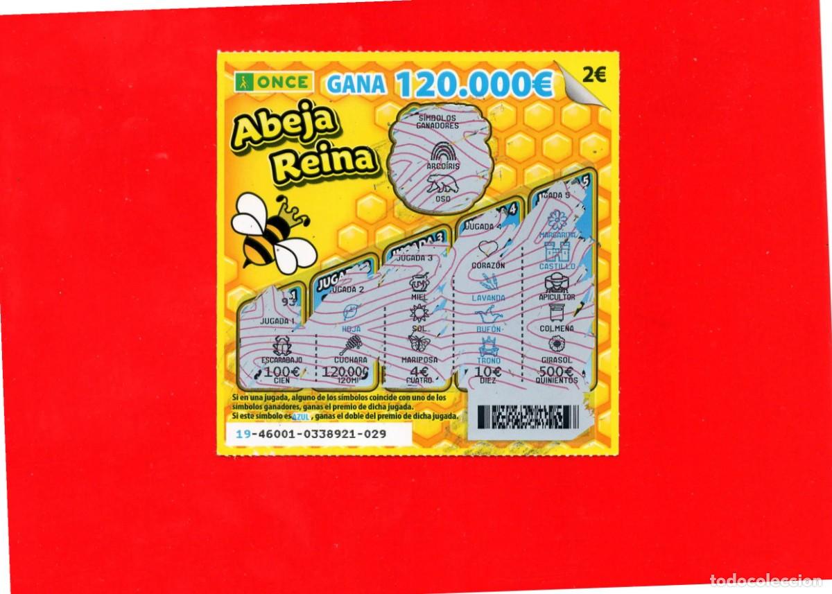 Cupones ONCE: RASCA DE LA ONCE - ABEJA REINA - 2025 - Foto 1