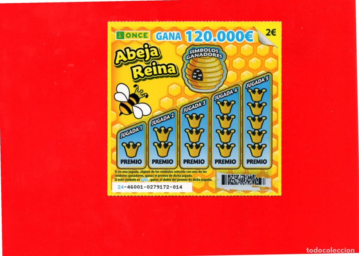 Cupones ONCE: RASCA DE LA ONCE - ABEJA REINA - 2025