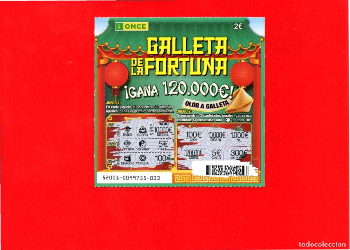 Cupones ONCE: RASCA DE LA ONCE - GALLETA DE LA FORTUNA 2025 - Foto 1