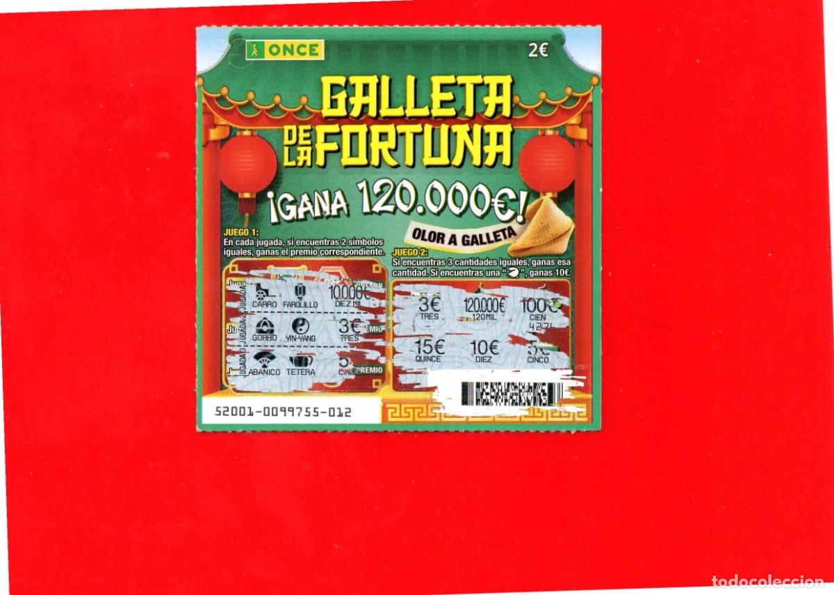 Cupones ONCE: RASCA DE LA ONCE - GALLETA DE LA FORTUNA 2025 - Foto 1