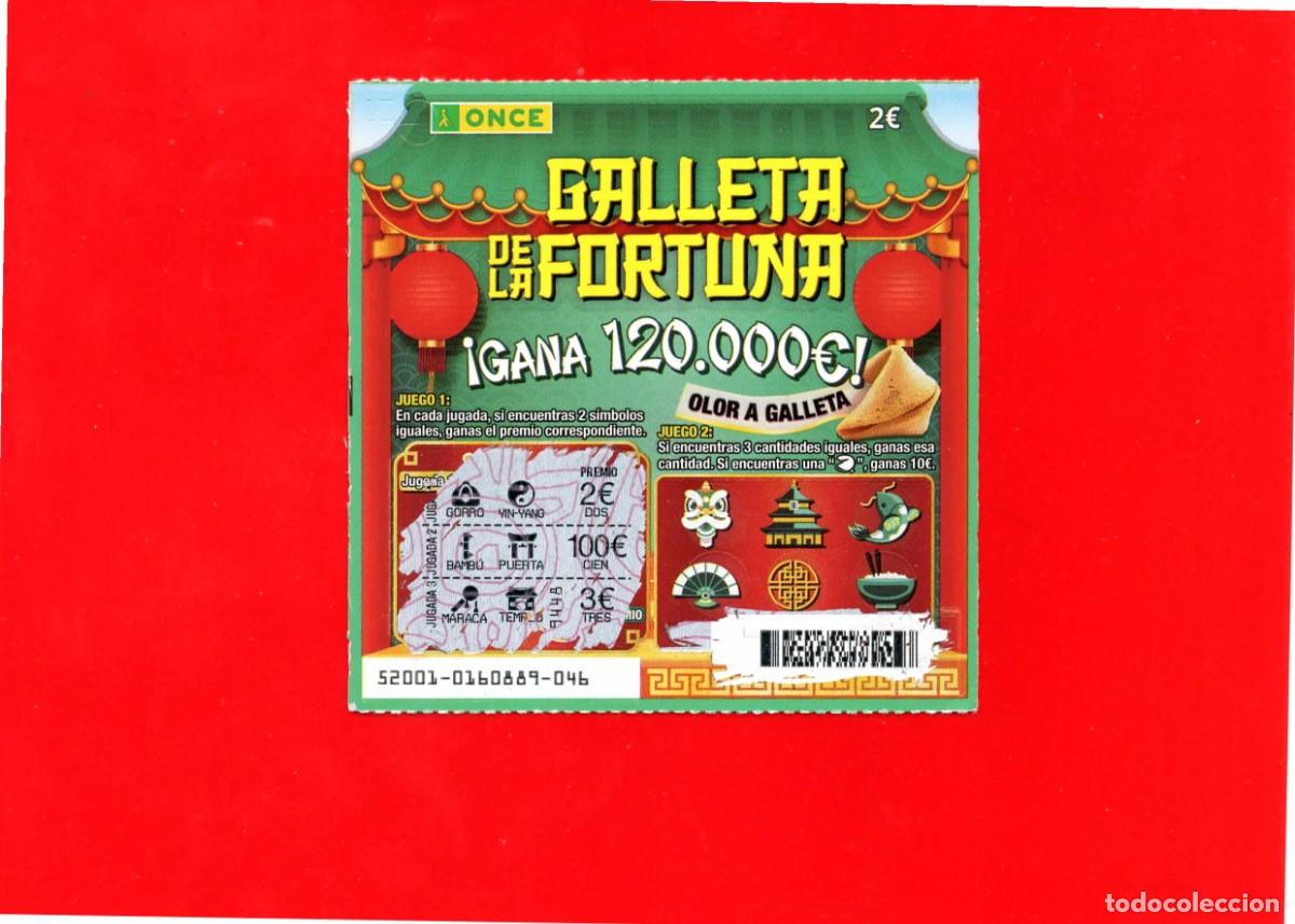 Cupones ONCE: RASCA DE LA ONCE - GALLETA DE LA FORTUNA 2025 - Foto 1