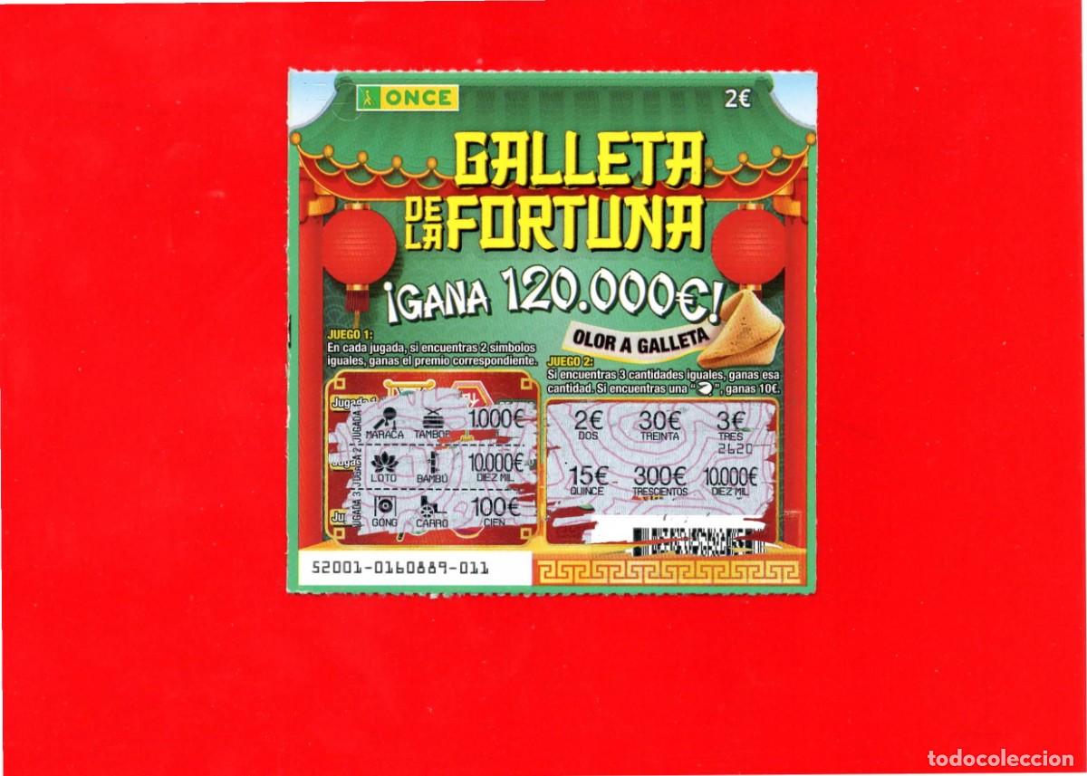 Cupones ONCE: RASCA DE LA ONCE - GALLETA DE LA FORTUNA 2025 - Foto 1