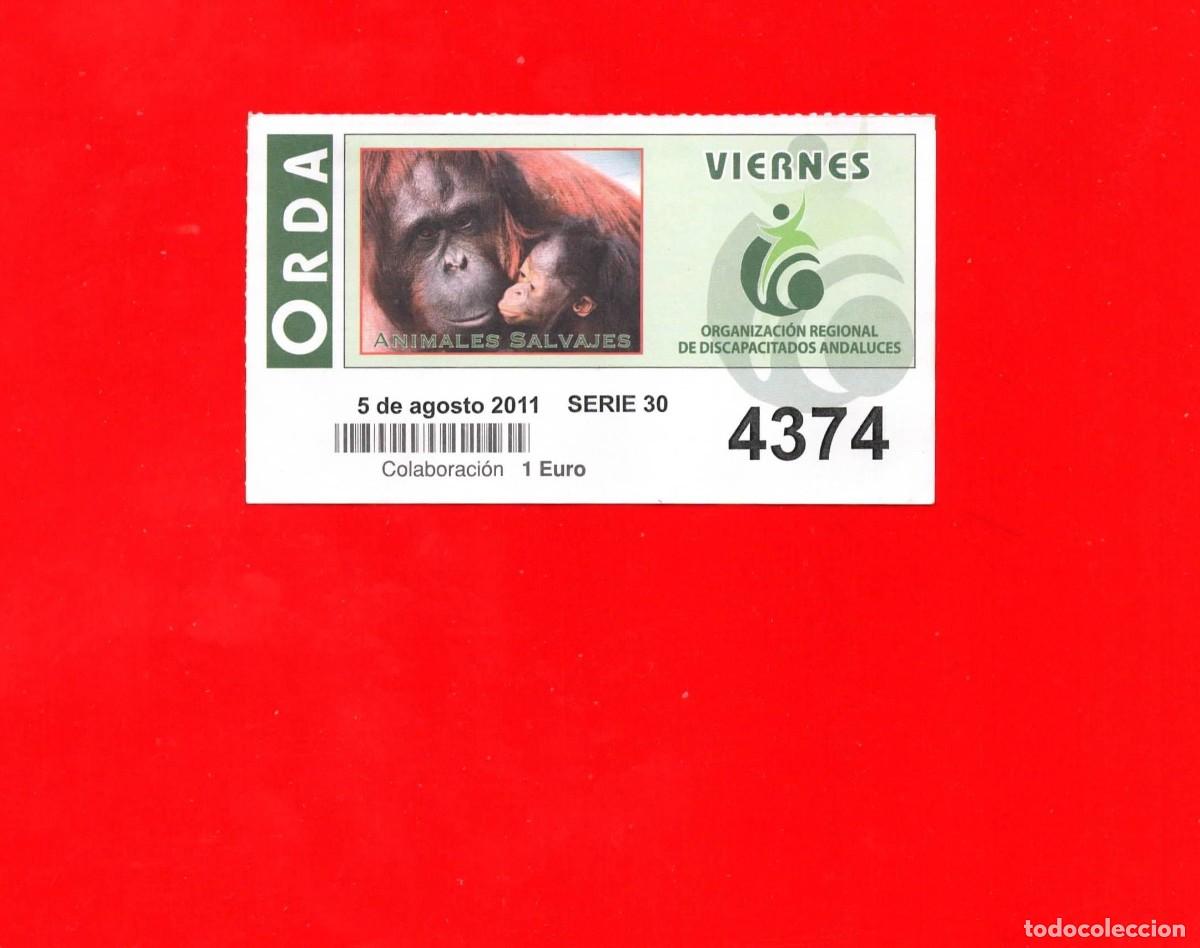 ONCE Coupons: Cup&oacute;n ORDA del A&Ntilde;O 2011