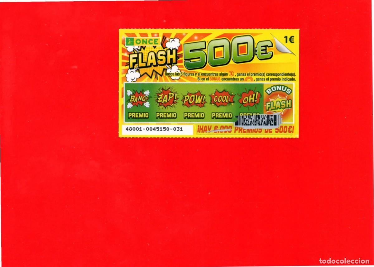Cupones ONCE: RASCA DE LA ONCE - FLASH 500&euro; VERANO 2025