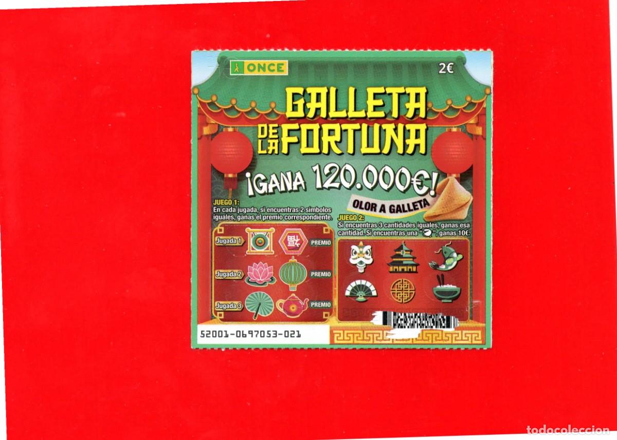 Cupones ONCE: RASCA DE LA ONCE - GALLETA DE LA FORTUNA 2025 - Foto 1