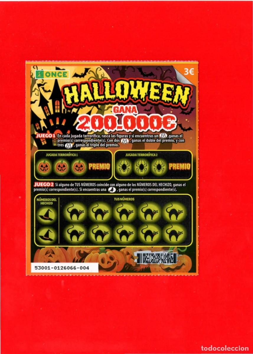 Cupones ONCE: RASCA DE LA ONCE - HALLOWEEN - 2025