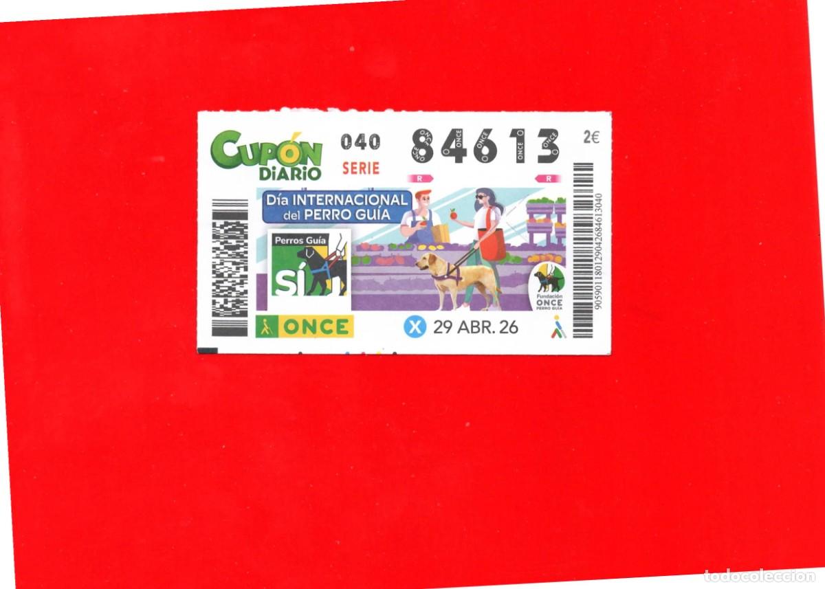 Cupones ONCE: Cup&oacute;n ONCE - 29 Abril 2026