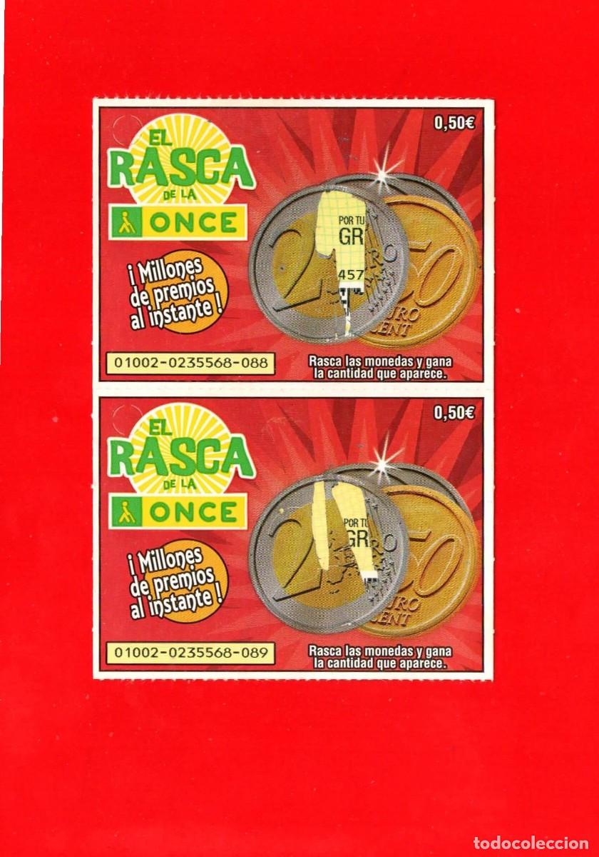 Cupones ONCE: RASCA DE LA ONCE - el primero - 2006 (L&iacute;neas rojas y azules) - Foto 1