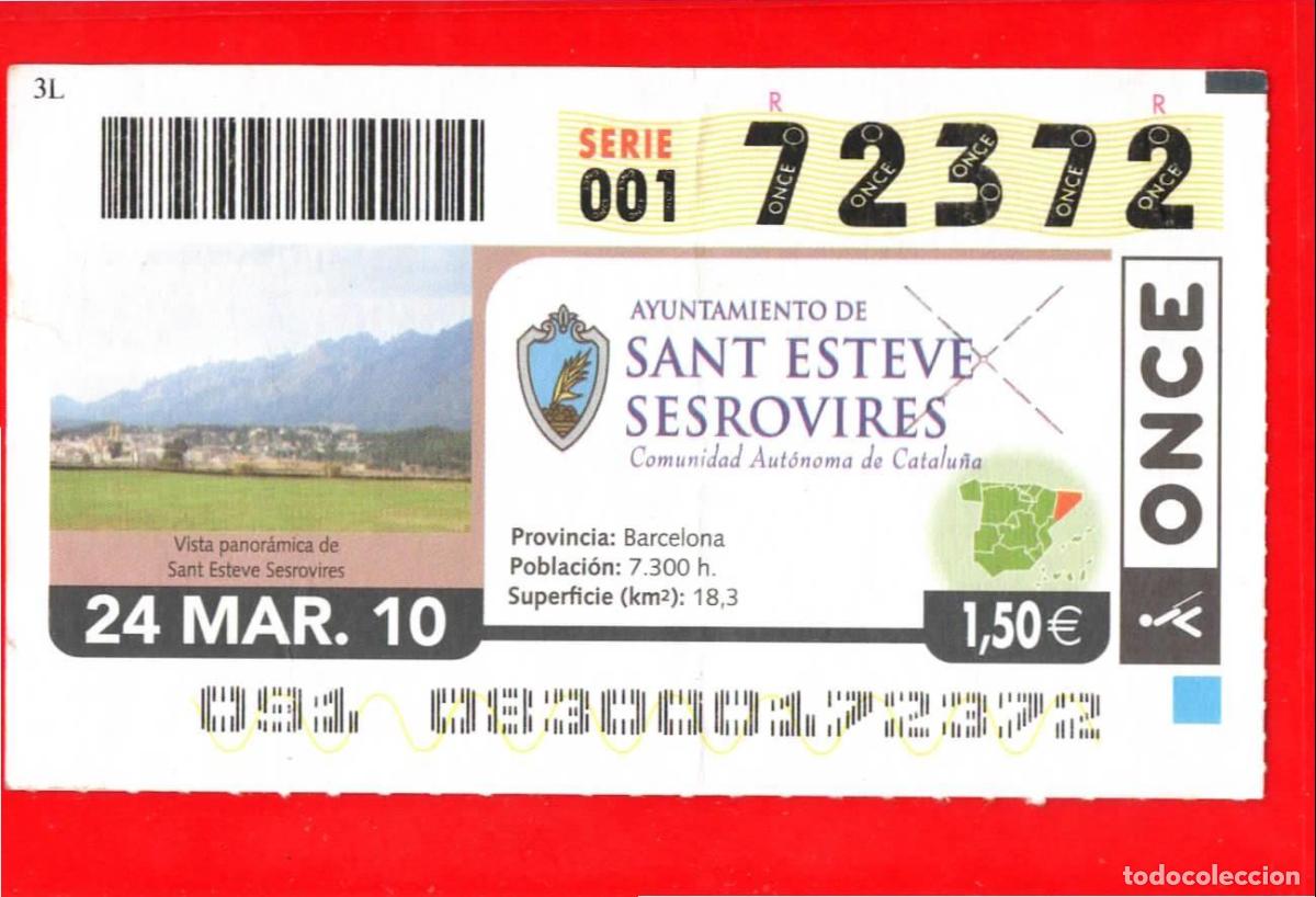 Cupones ONCE: CUPON de la ONCE - 2010 marzo 24