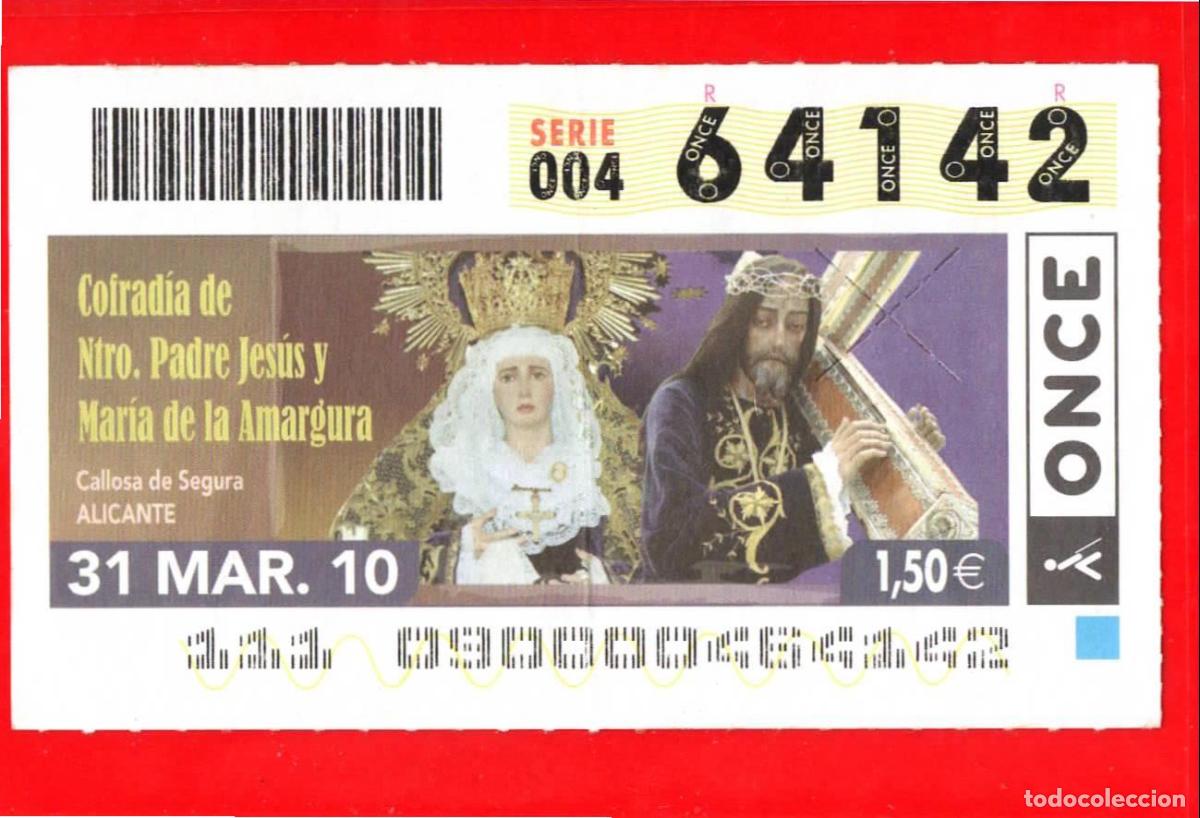 Cupones ONCE: CUPON de la ONCE - 2010 marzo 31