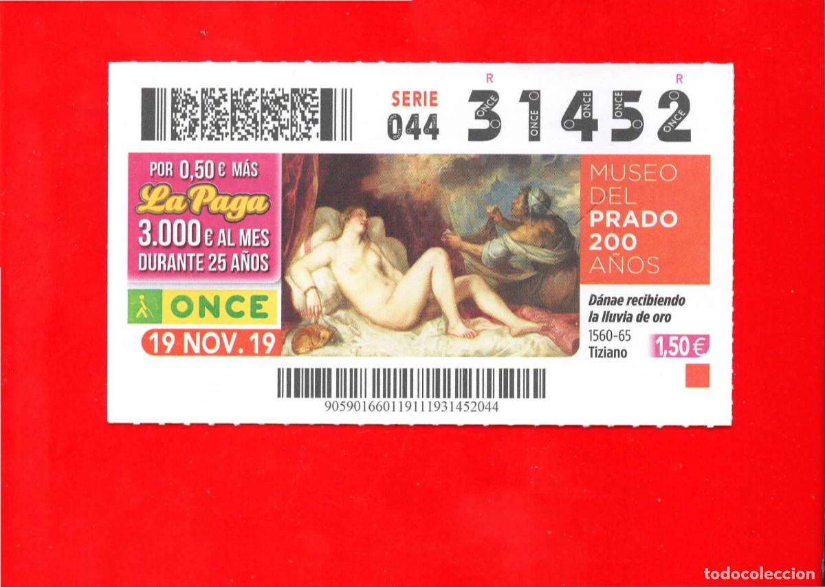 Cupones ONCE: CUPON de la ONCE - 2019 noviembre 19 - Foto 1