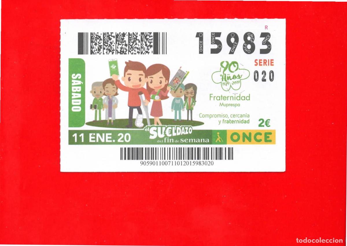 Cupones ONCE: CUPON de la ONCE - 11 enero 2020 - Foto 1