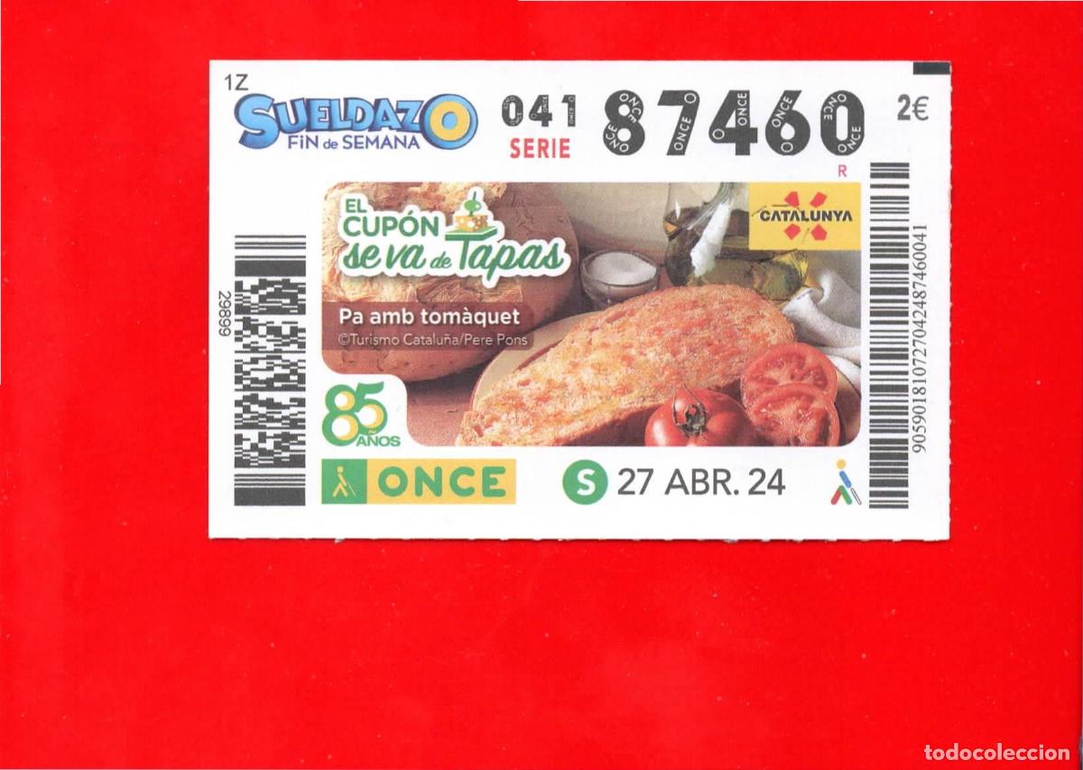 Cupones ONCE: CUPON de la ONCE - 27 abril 2024 - Foto 1