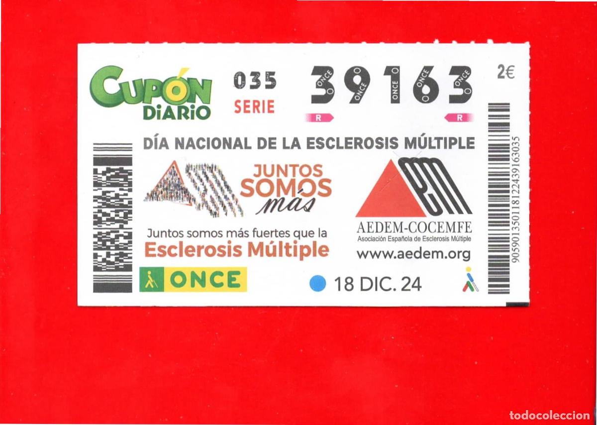 Cupones ONCE: CUPON de la ONCE - 18 diciembre 2024 - Foto 1