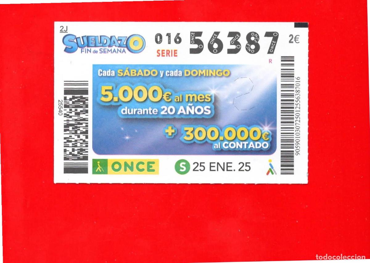 Cupones ONCE: CUPON de la ONCE - 25 enero 2025 - Foto 1