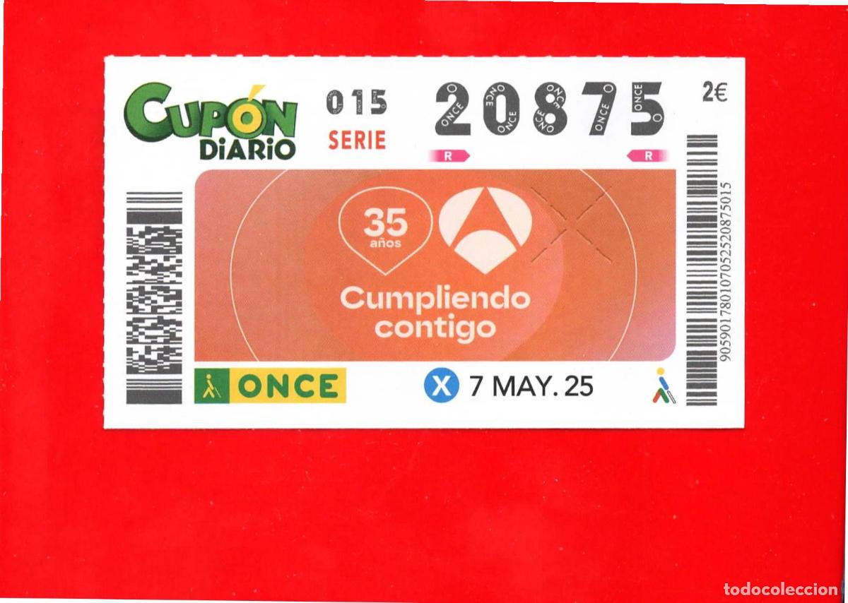 Cupones ONCE: CUPON de la ONCE - 07 mayo 2025 - Foto 1