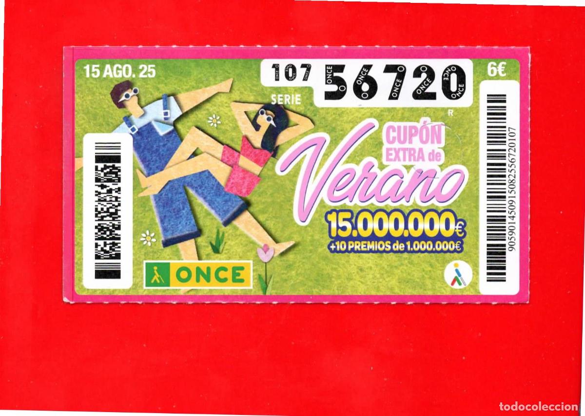 Cupones ONCE: CUPON de la ONCE - 15 agosto 2025 - Foto 1