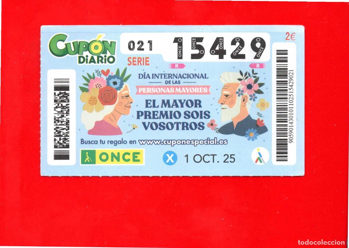 Cupones ONCE: CUPON de la ONCE - 01 octubre 2025 - Foto 1