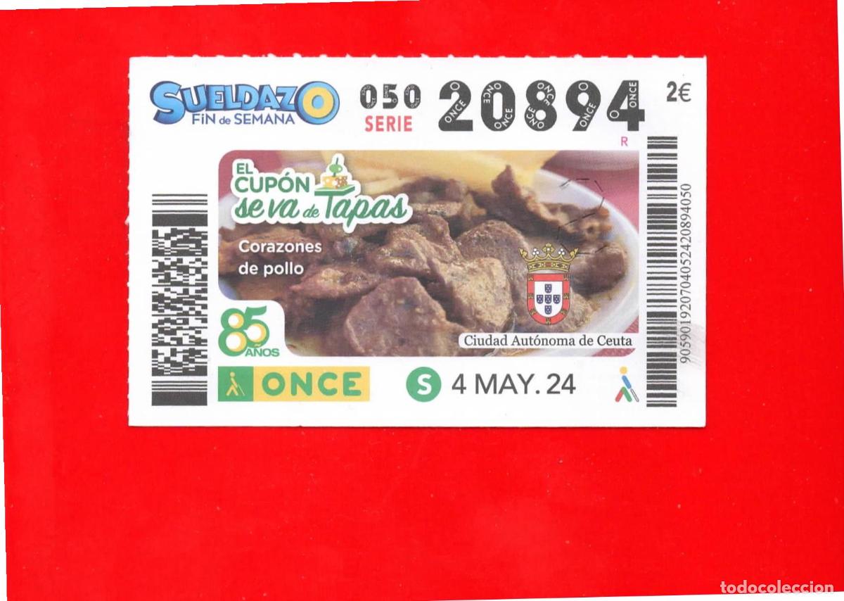 Cupones ONCE: CUPON de la ONCE - 04 mayo 2024 - Foto 1