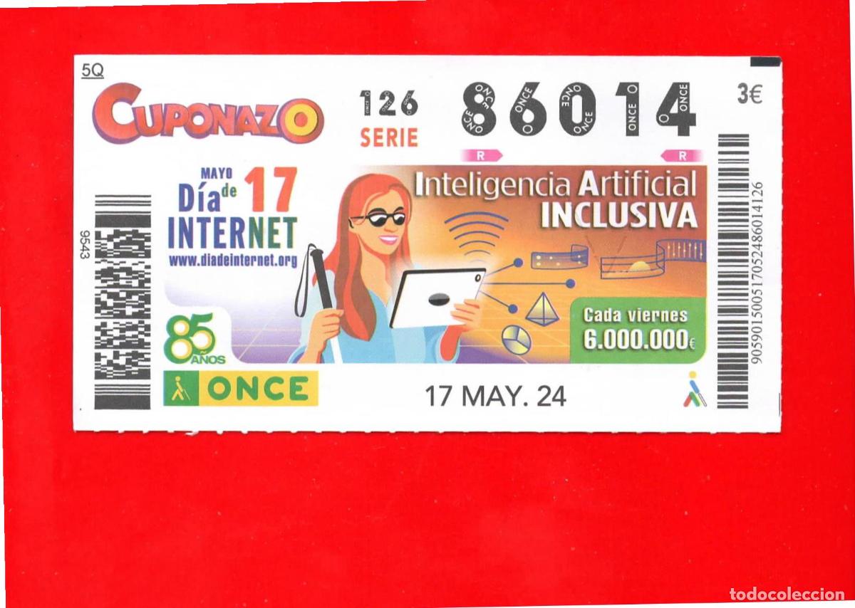 Cupones ONCE: CUPON de la ONCE - 17 mayo 2024 - Foto 1