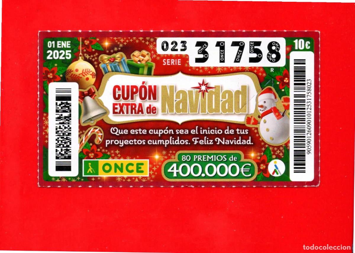 Cupones ONCE: CUPON de la ONCE - 01 enero 2025 - Foto 1