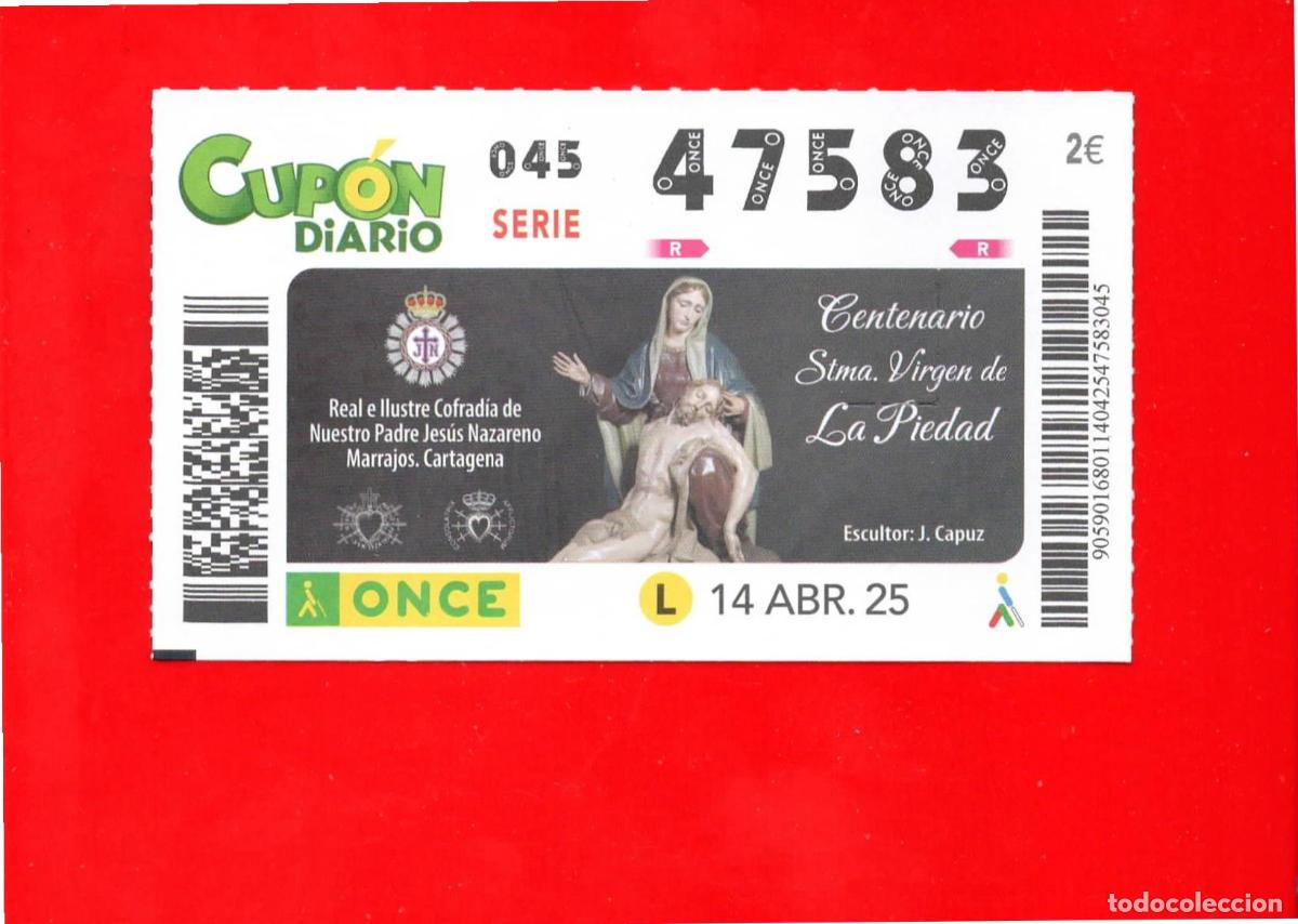 Cupones ONCE: CUPON de la ONCE - 14 abril 2025 - Foto 1