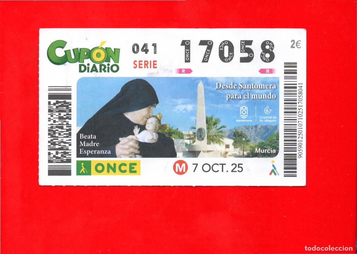 Cupones ONCE: CUPON de la ONCE - 07 octubre 2025 - Foto 1