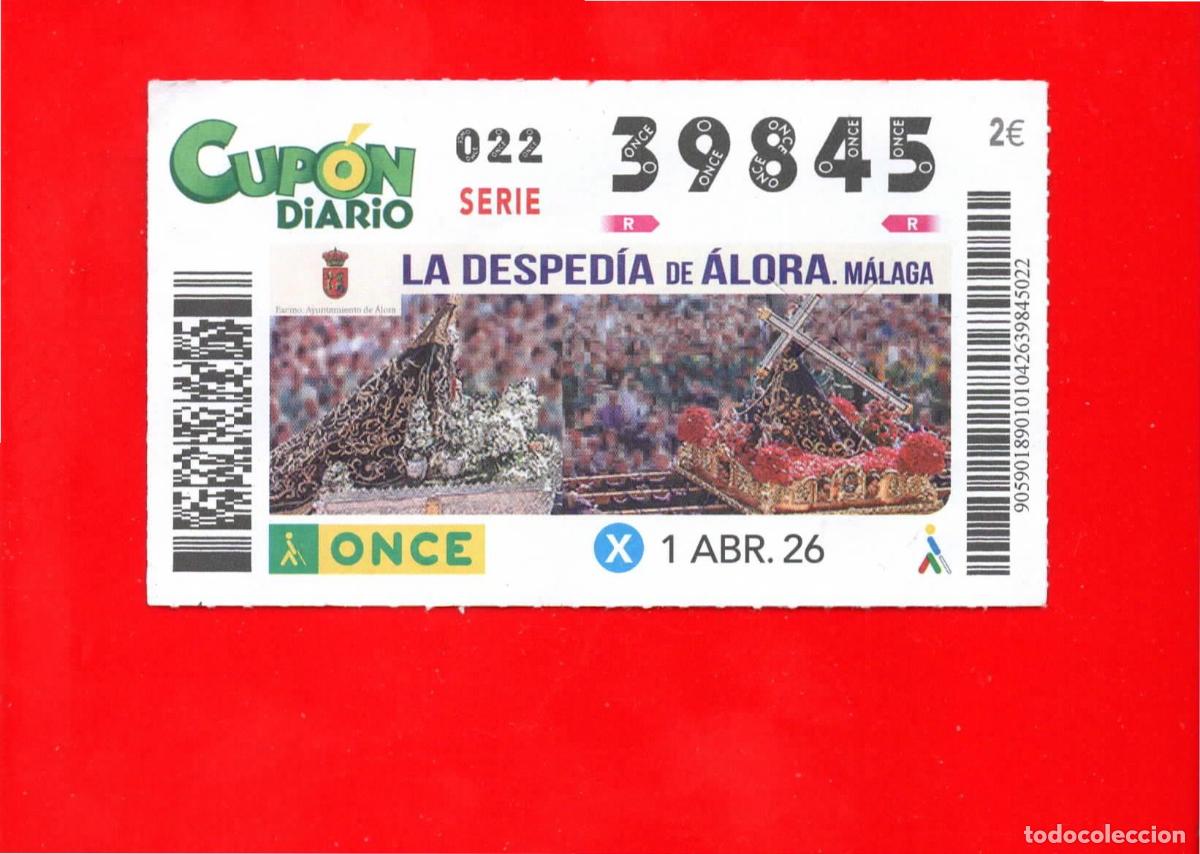 Cupones ONCE: Cup&oacute;n ONCE - 01 abril 2026 - Foto 1