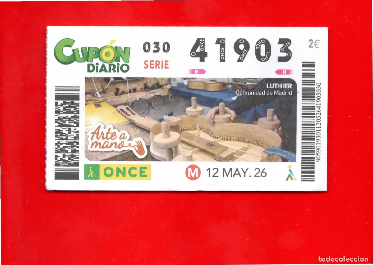 Cupones ONCE: Cup&oacute;n ONCE - 12 mayo 2026 - Foto 1