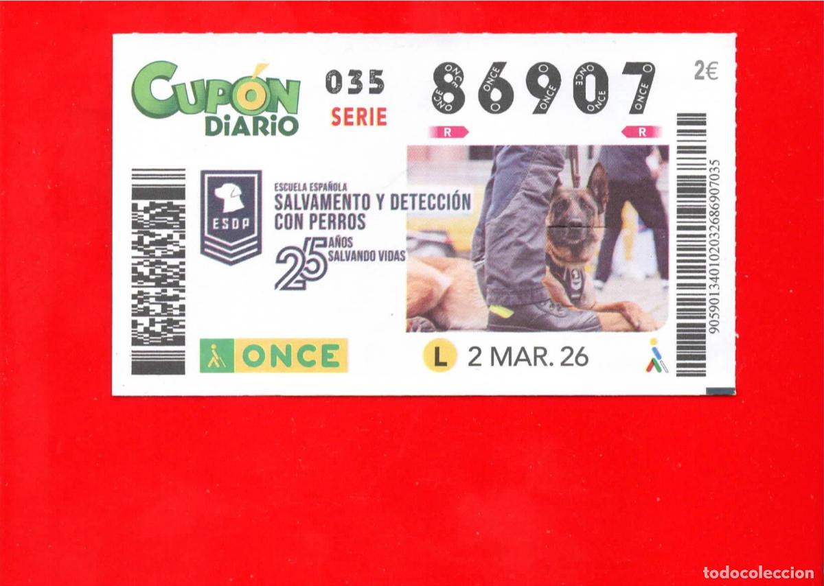 Cupones ONCE: Cup&oacute;n ONCE - 02 marzo 2026 - Foto 1
