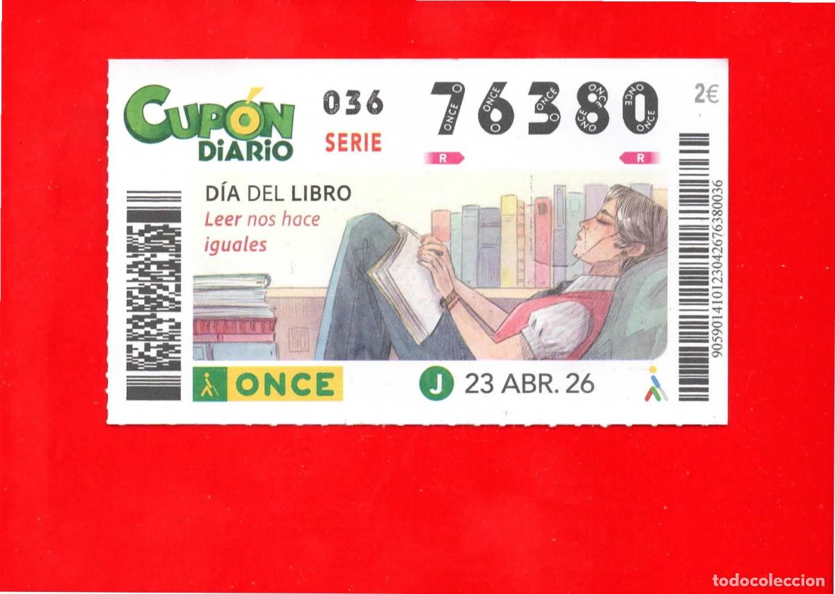 Cupones ONCE: Cup&oacute;n ONCE - 23 abril 2026 - Foto 1