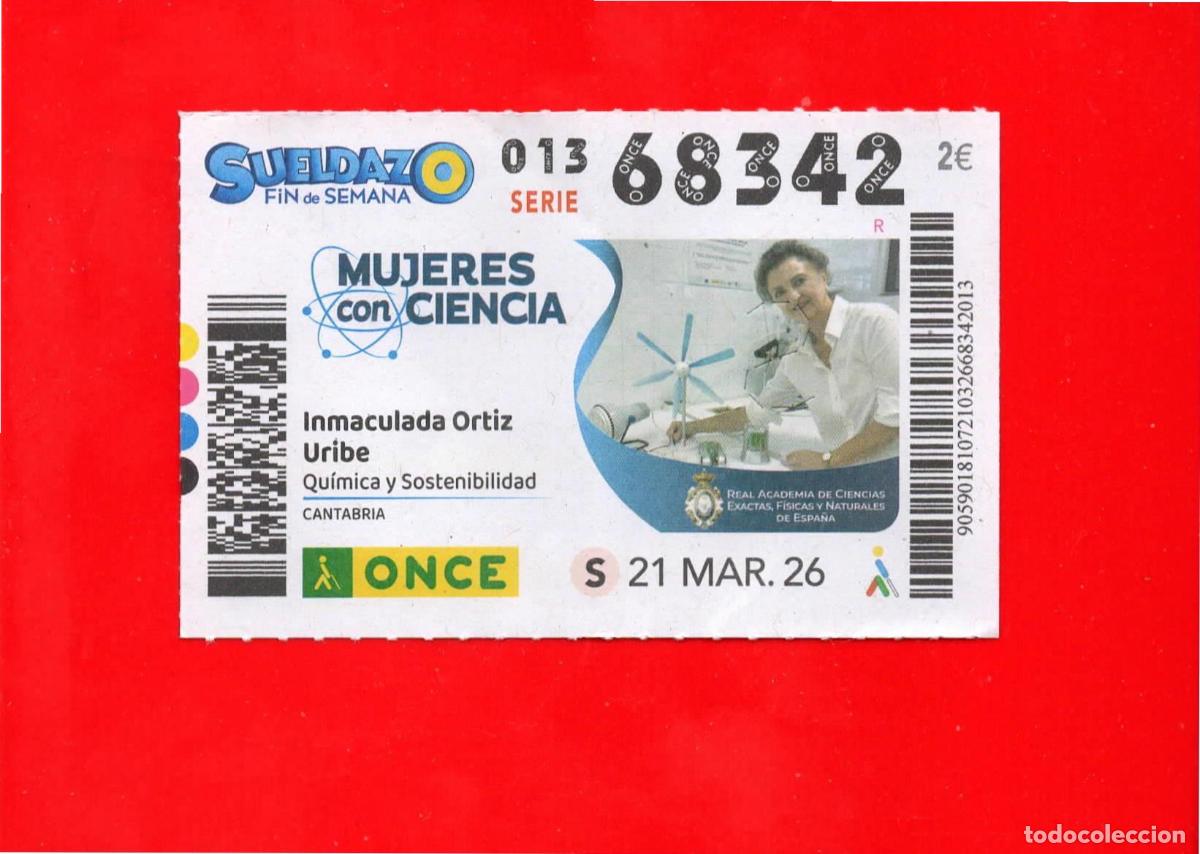 Cupones ONCE: Cup&oacute;n ONCE - 21 marzo 2026