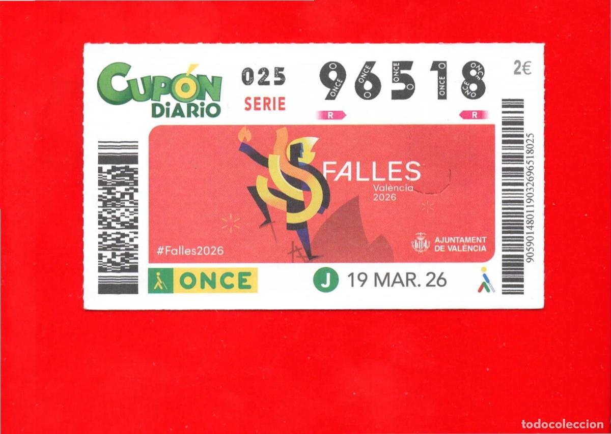 Cupones ONCE: Cup&oacute;n ONCE - 19 marzo 2026 - Foto 1