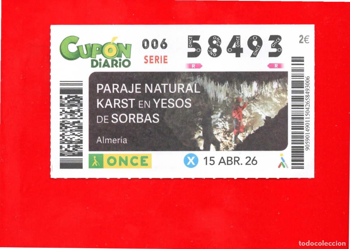 Cupones ONCE: Cup&oacute;n ONCE - 15 abril 2026 - Foto 1