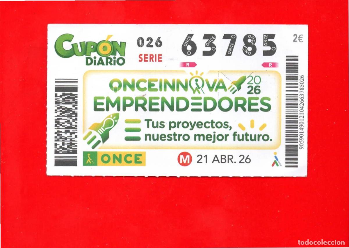 Cupones ONCE: Cup&oacute;n ONCE - 21 abril 2026 - Foto 1