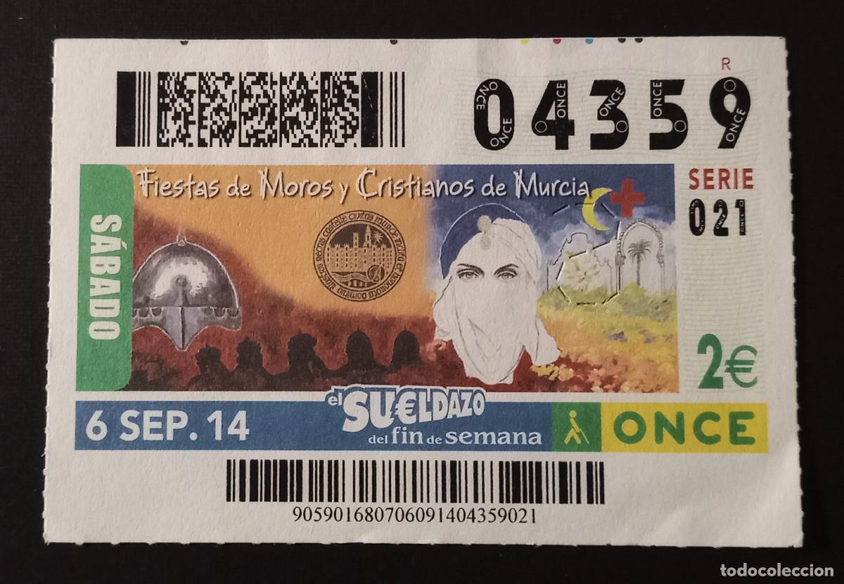 Cupones ONCE: CUP&Oacute;N ONCE - 6-SEPTIEMBRE-2014 - FIESTA DE MOROS Y CRISTIANOS DE MURCIA