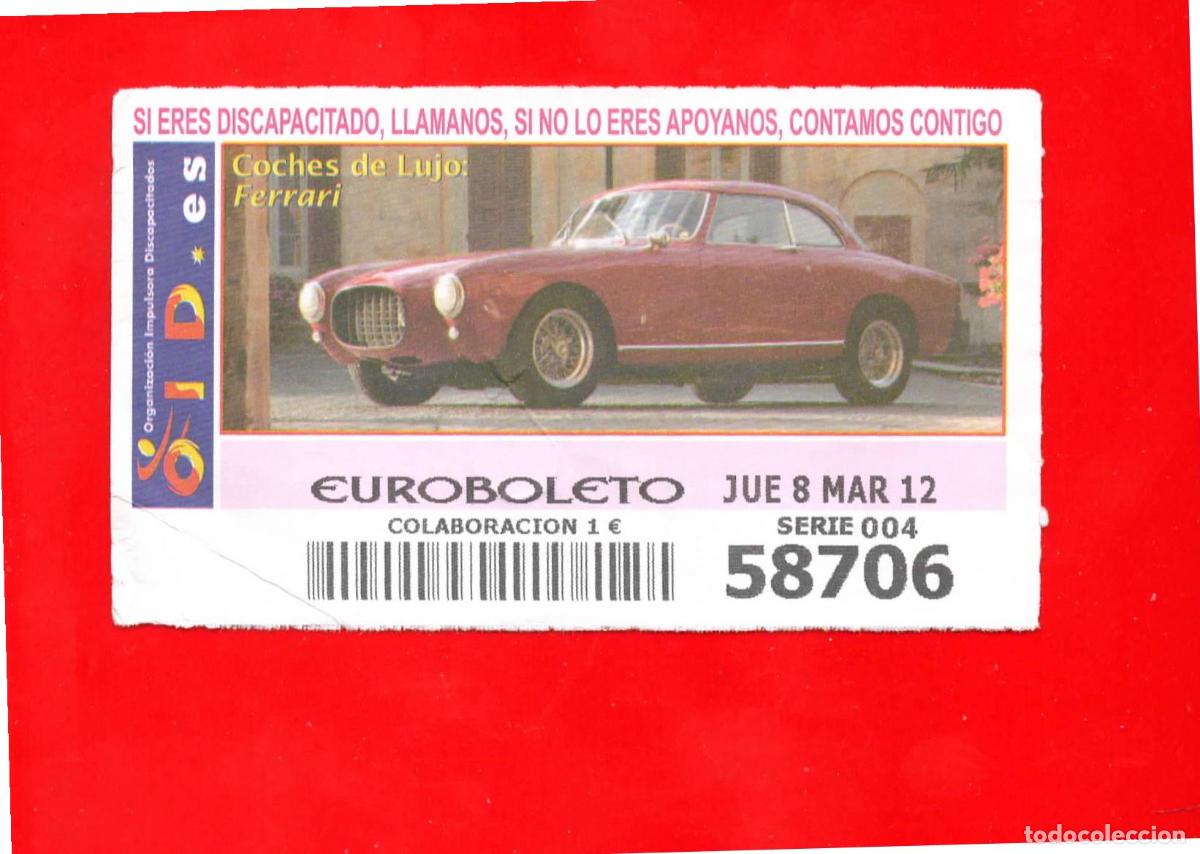 Cupones ONCE: Cup&oacute;n OID 08 marzo 2012