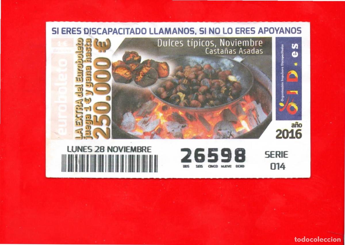 Cupones ONCE: Cup&oacute;n OID 28 noviembre 2016