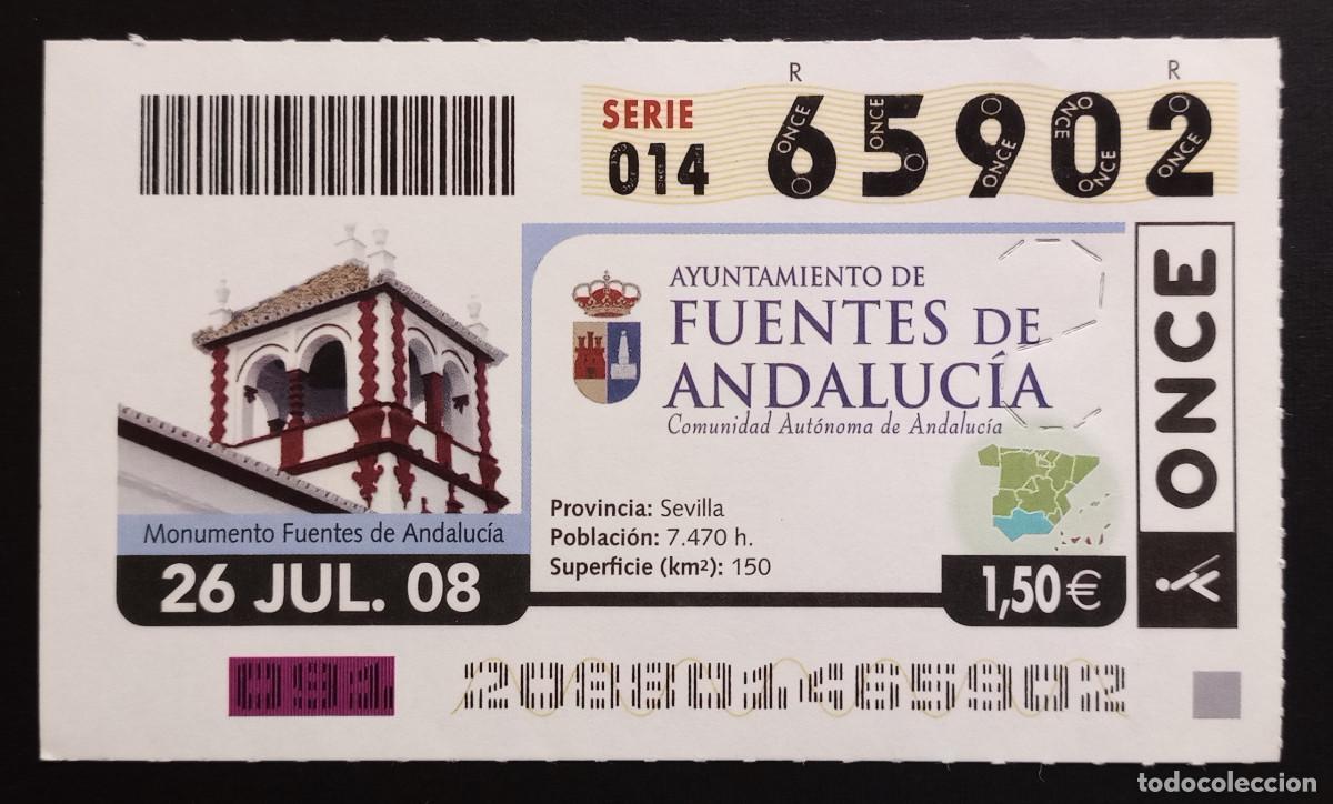 Cupones ONCE: CUP&Oacute;N ONCE - 26-JULIO-2008 - AYUNTAMIENTO DE FUENTES DE ANDALUC&Iacute;A