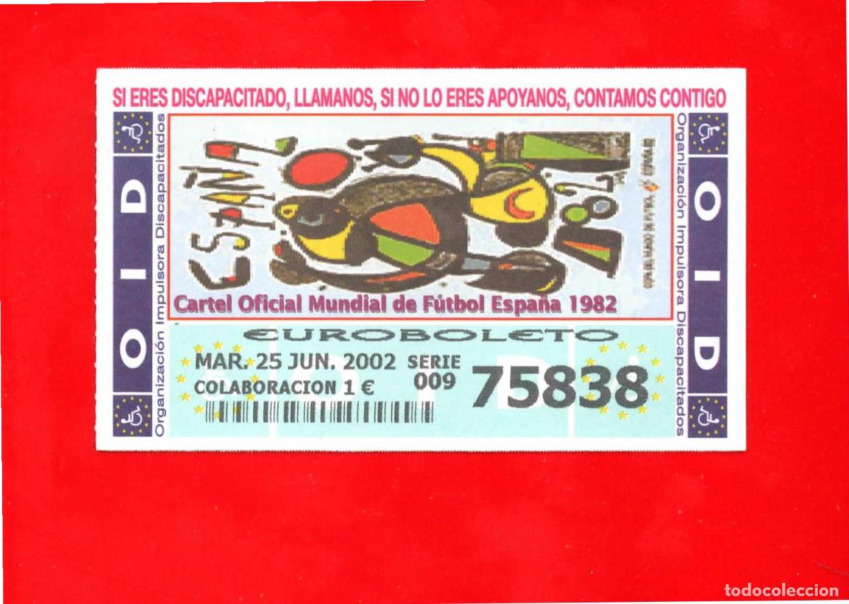 ONCE Coupons: Cup&oacute;n OID 2002 Carteles de mundiales de Futbol