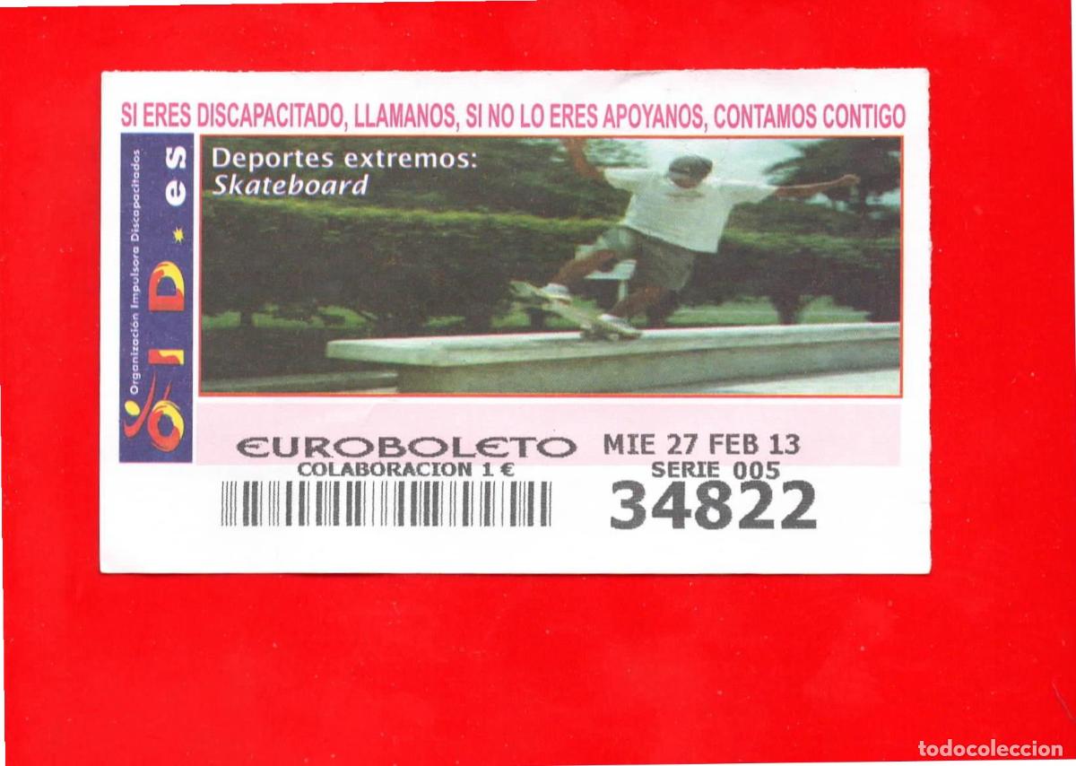 Cupones ONCE: Cup&oacute;n OID 2013 Deportes extremos - Foto 1
