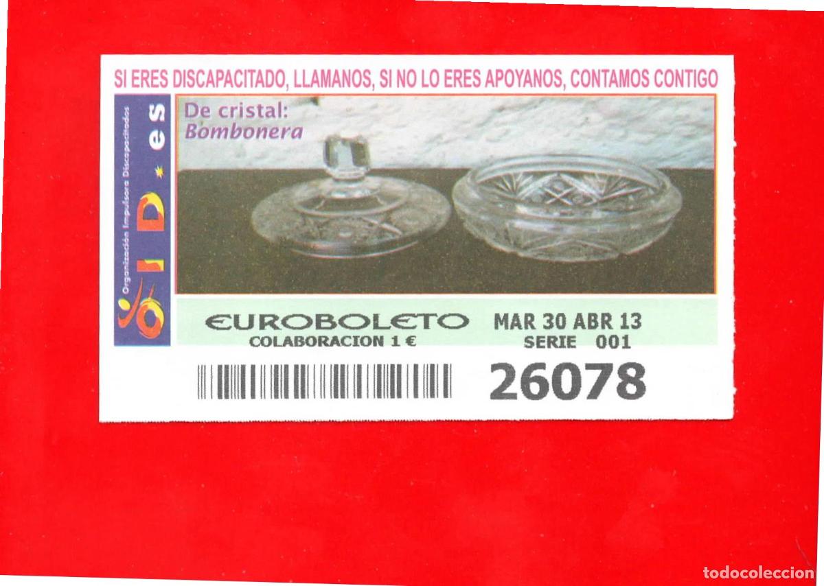 Cupones ONCE: Cup&oacute;n OID 2013 De cristal - Foto 1